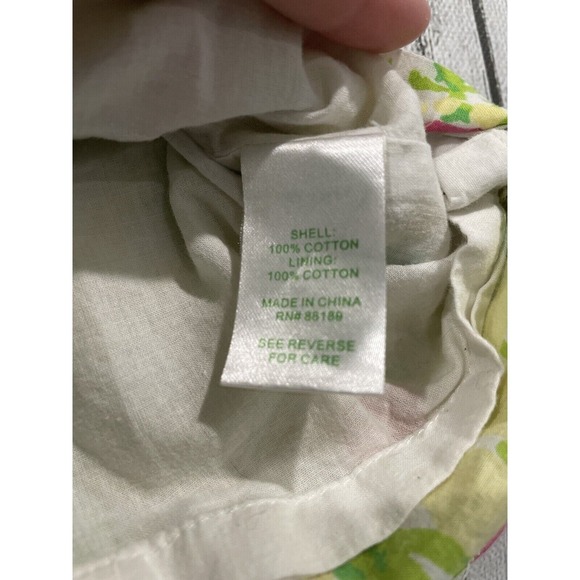 Lilly Pulitzer Strapless Franco Floral Mini Dress Cutout Back Tie Garden Party 6 - Picture 11 of 13